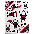 Arkansas Razorbacks Family Decal Set Small